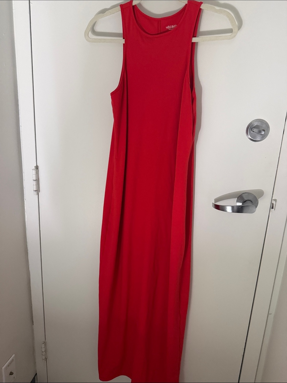 wild fable Red Sleeveless Maxi Dress